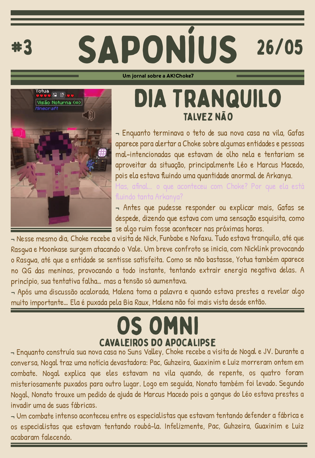 Jornal em imagem - Página 1